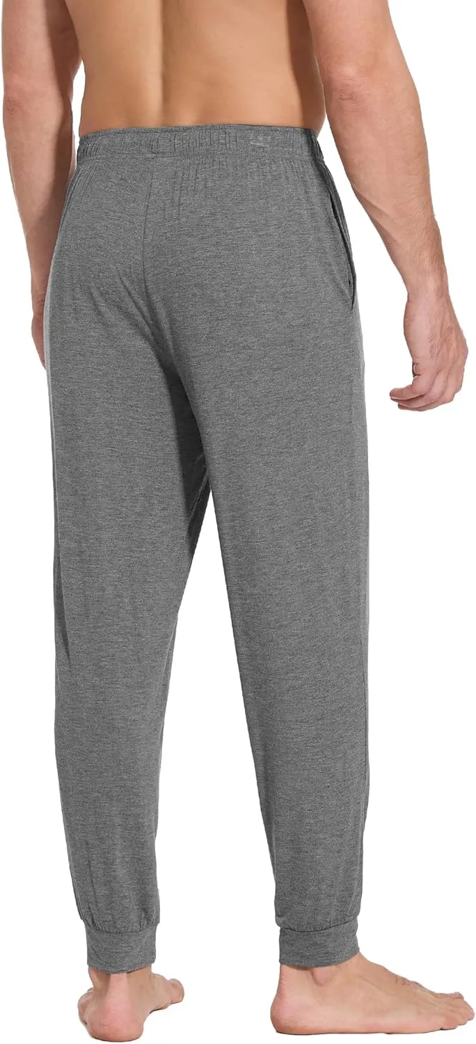 WiWi Men' s Pajama Pants Sports Bottoms Sleep Pant with Pockets-Viscose from Bamboo S-XXL