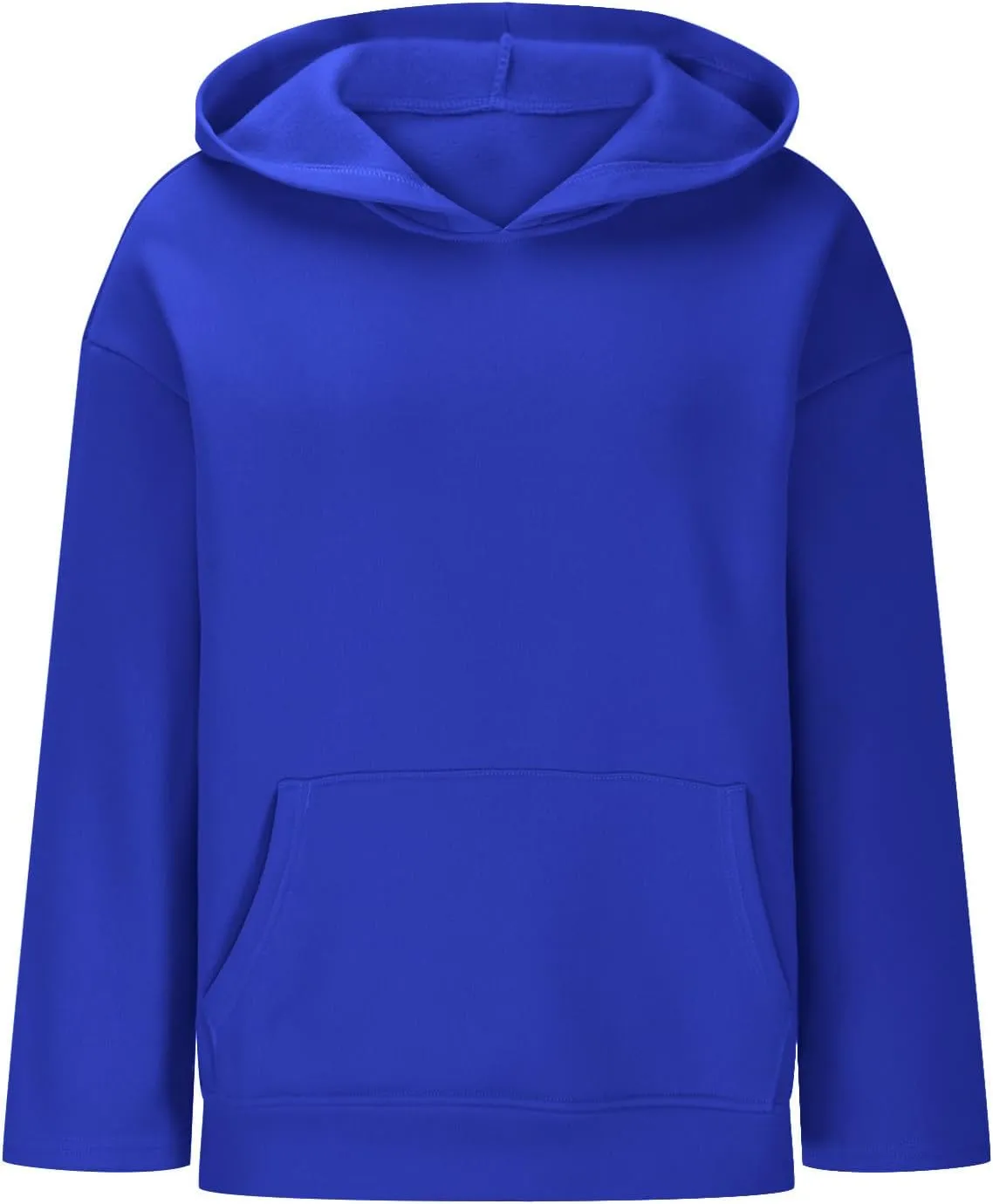 Women Hoodies Oversized Sweatshirts Pullover Fleece Sweater Long Sleeve With Pockets Casual Winter Fall Y2k Clothes