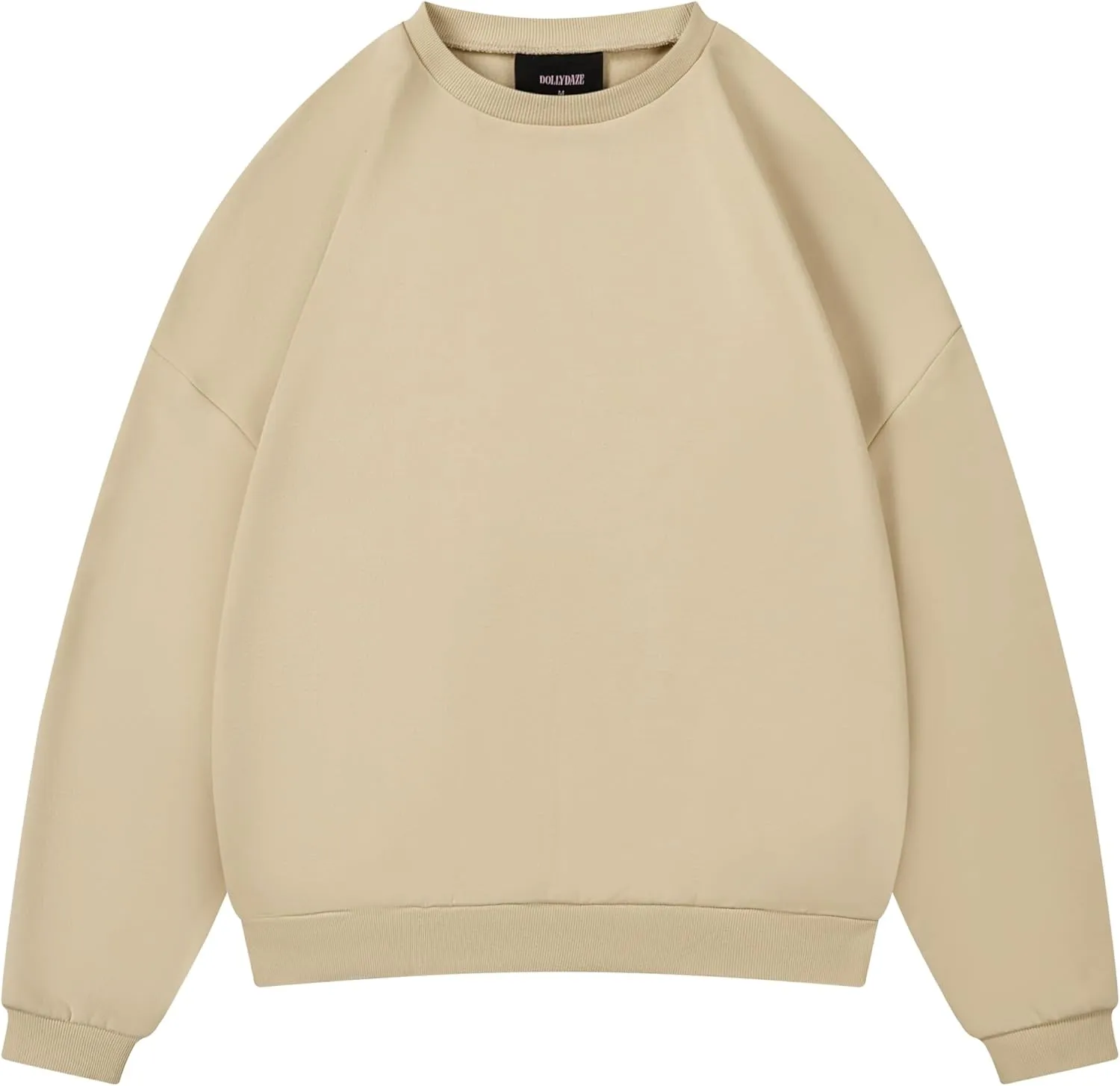 Womens Oversized Crewneck Sweatshirt Fleece Long Sleeve Hoodies Pullover