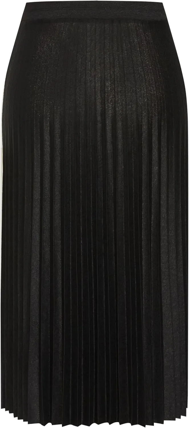 Women's Plus Size Knit Pleat Skirt