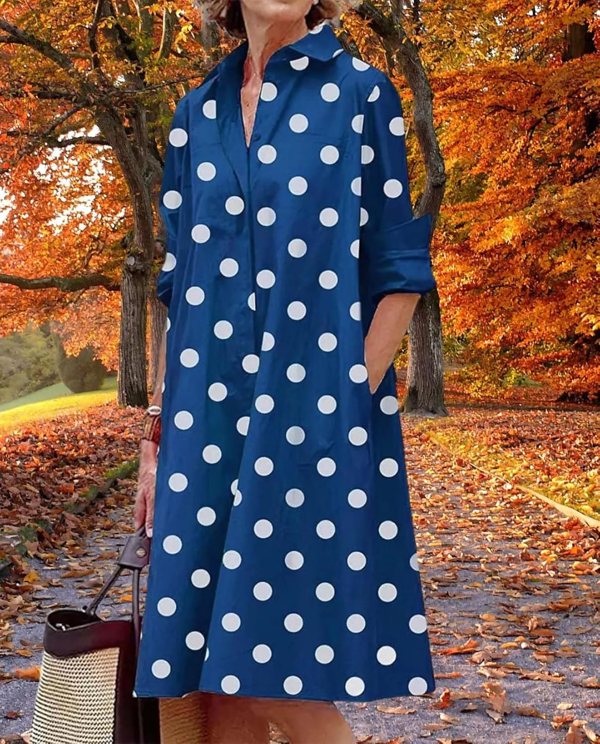 Womens Wedding Guest Button Down Dress Plus Size Linen Elegant Maxi Dress Cotton Long Lapel Shirtdress 2025 Swing