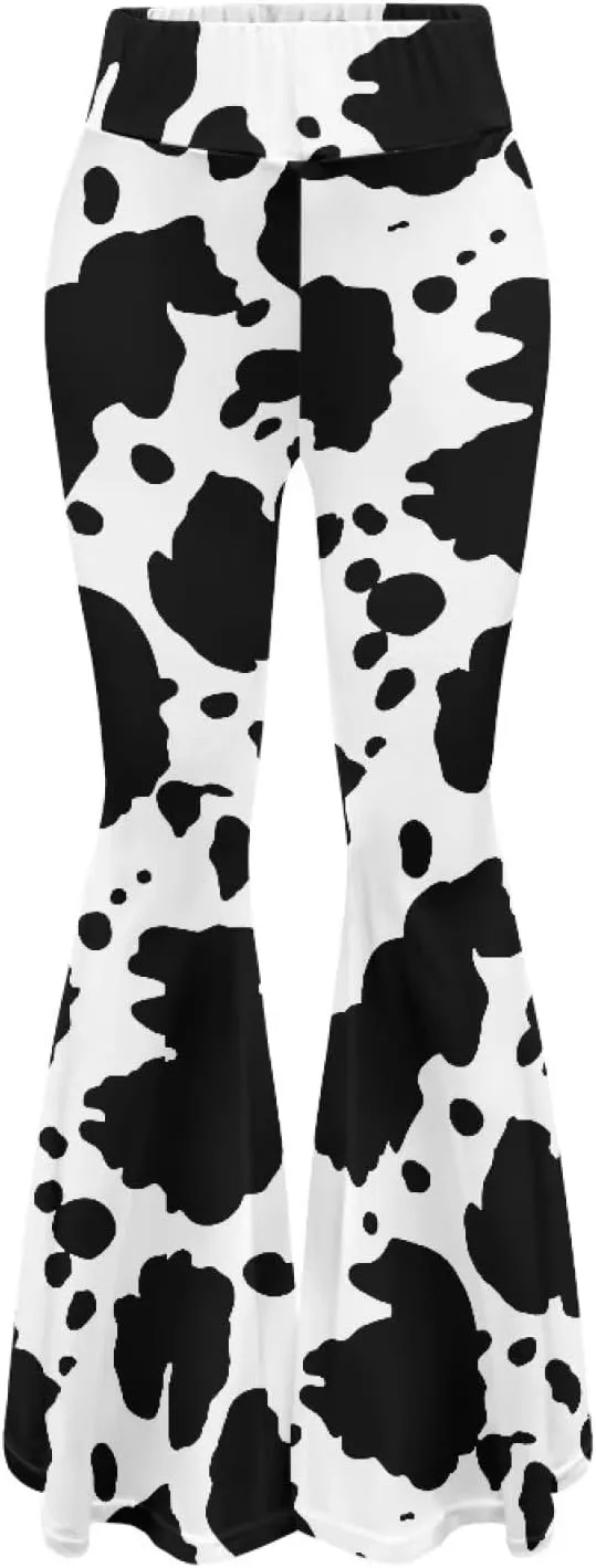 Xhuibop Flare Yoga Pants for Women Tummy Control High Waisted Flared Trousers