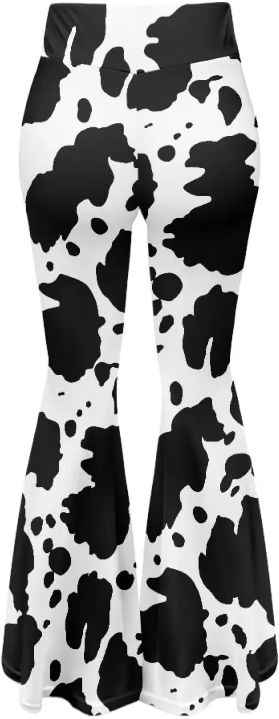 Xhuibop Flare Yoga Pants for Women Tummy Control High Waisted Flared Trousers