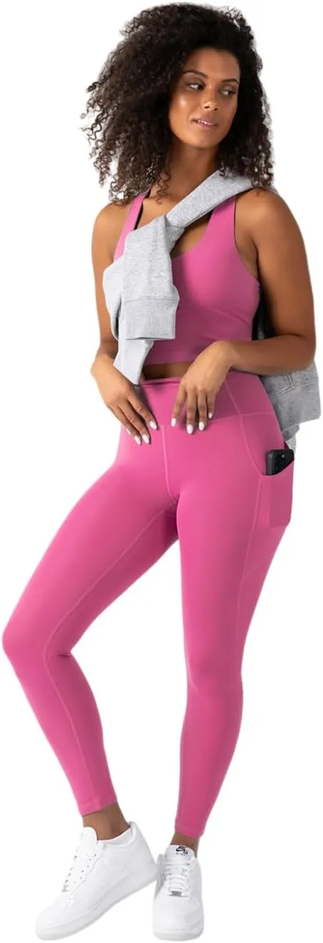 YITTY Active Women's Ultraluxe High-Waist Pocket Legging, Athleisure, 4-Way-Stretch