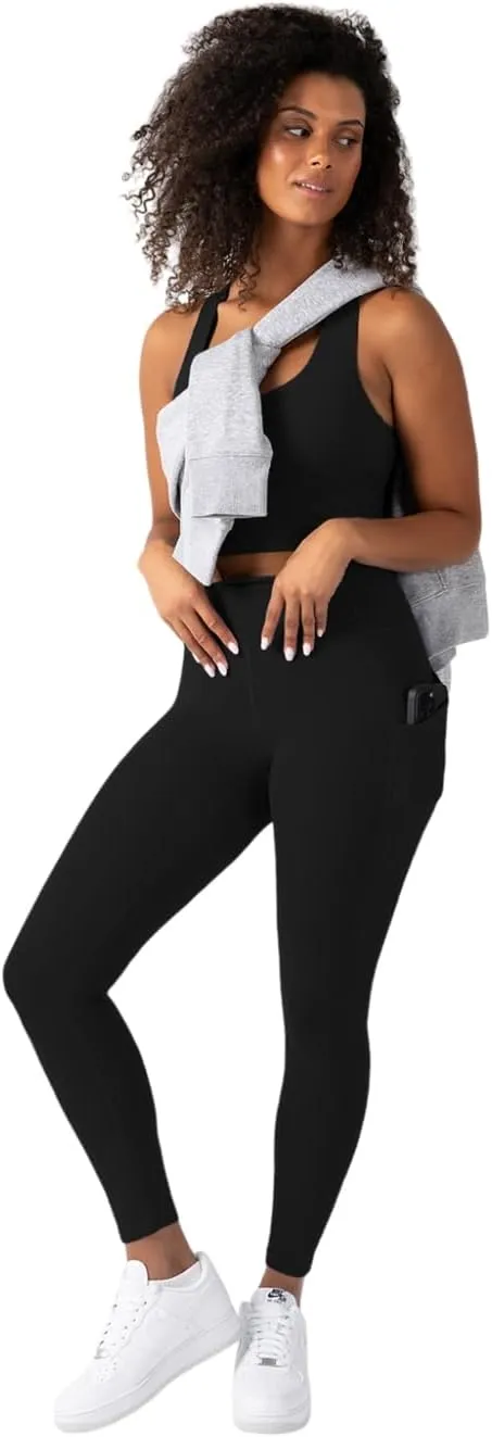 YITTY Active Women's Ultraluxe High-Waist Pocket Legging, Athleisure, 4-Way-Stretch
