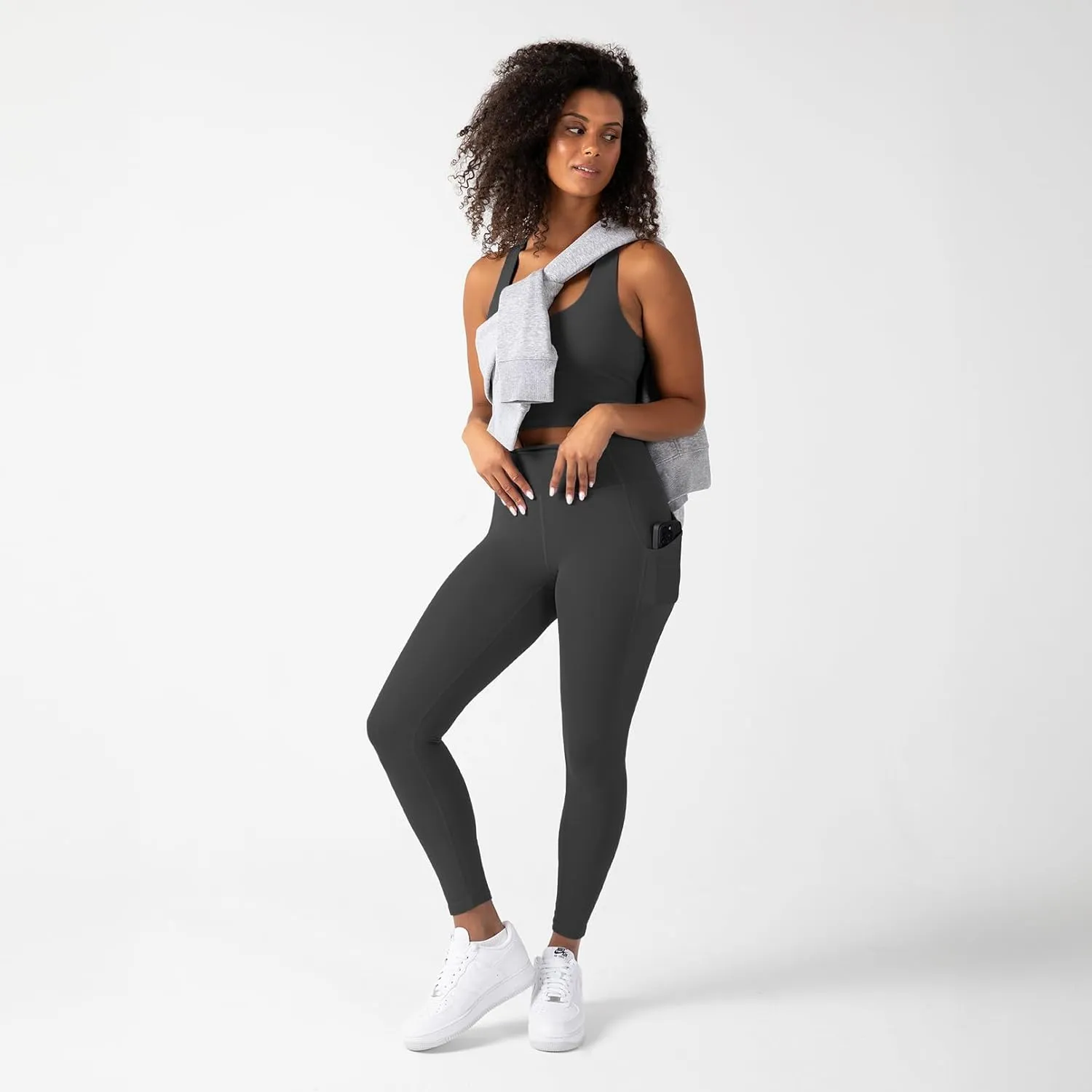 YITTY Active Women's Ultraluxe High-Waist Pocket Legging, Athleisure, 4-Way-Stretch