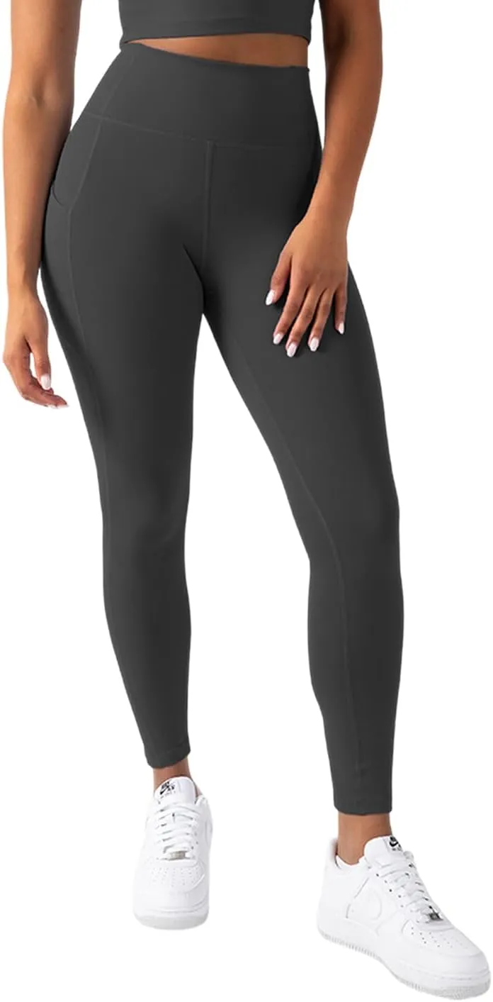 YITTY Active Women's Ultraluxe High-Waist Pocket Legging, Athleisure, 4-Way-Stretch