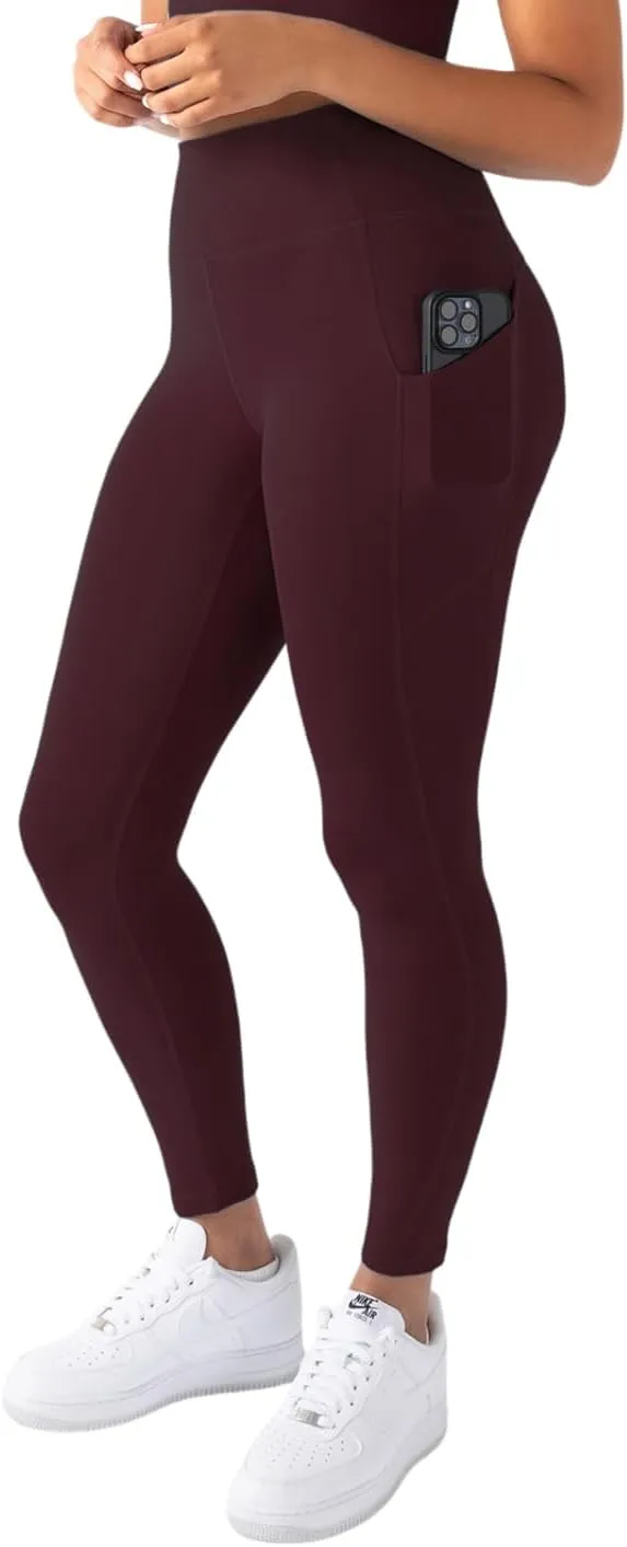 YITTY Active Women's Ultraluxe High-Waist Pocket Legging, Athleisure, 4-Way-Stretch