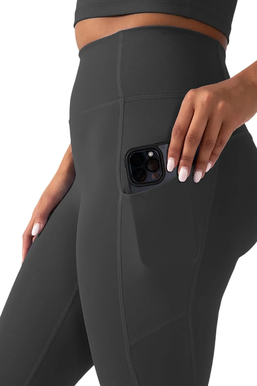 YITTY Active Women's Ultraluxe High-Waist Pocket Legging, Athleisure, 4-Way-Stretch