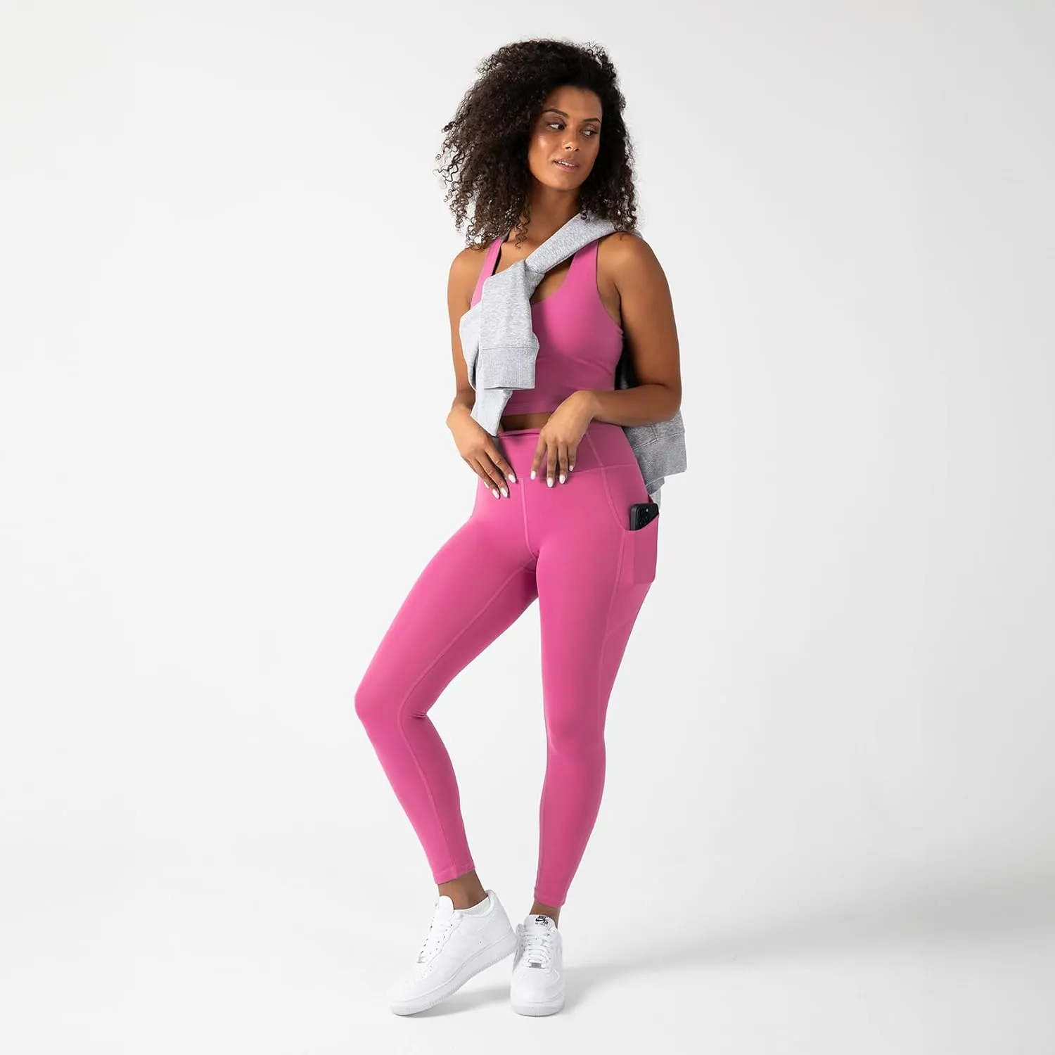 YITTY Active Women's Ultraluxe High-Waist Pocket Legging, Athleisure, 4-Way-Stretch