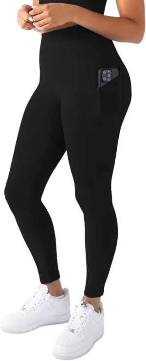 YITTY Active Women's Ultraluxe High-Waist Pocket Legging, Athleisure, 4-Way-Stretch