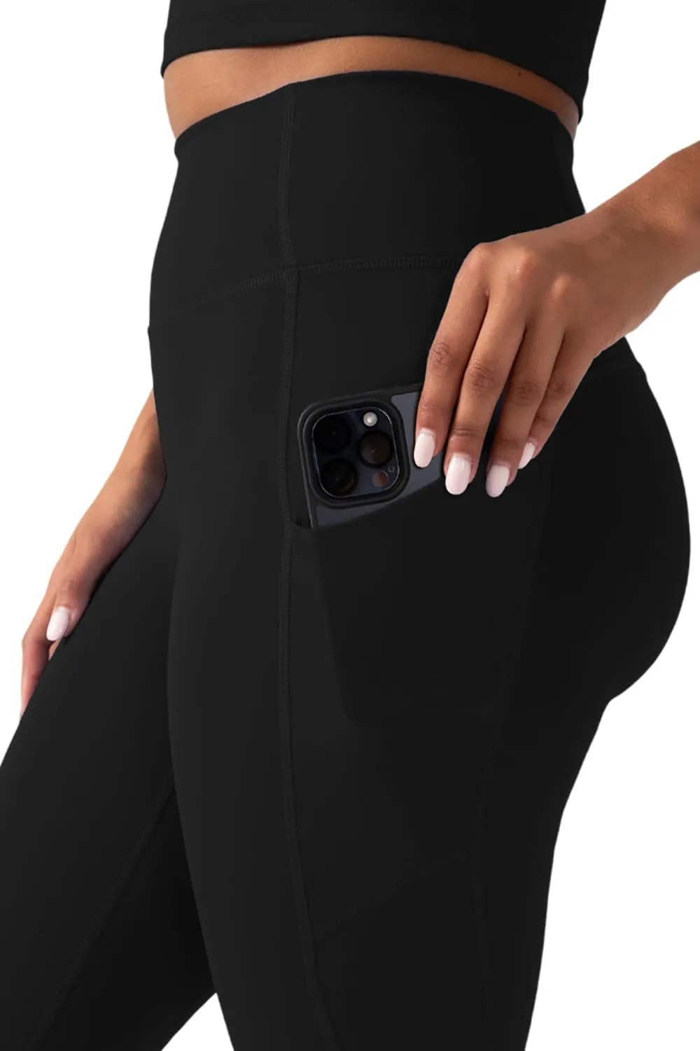YITTY Active Women's Ultraluxe High-Waist Pocket Legging, Athleisure, 4-Way-Stretch