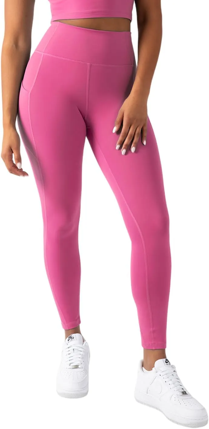 YITTY Active Women's Ultraluxe High-Waist Pocket Legging, Athleisure, 4-Way-Stretch